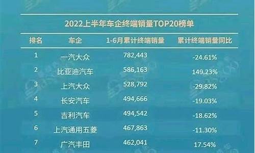 2013上半年汽车销量排名_2013年全年汽车销量